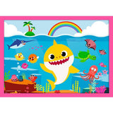 Trefl - Puzzles 4 em 1 Shark Family